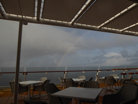   Regenbogen zwischen Fuerteventura und Lanzarote 