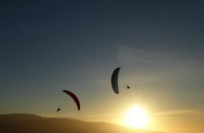 Mirador de la Pena + Pena Restaurant  Paragliding Paraglider  Gleitschirmfliegen El Hierro Paraglider 