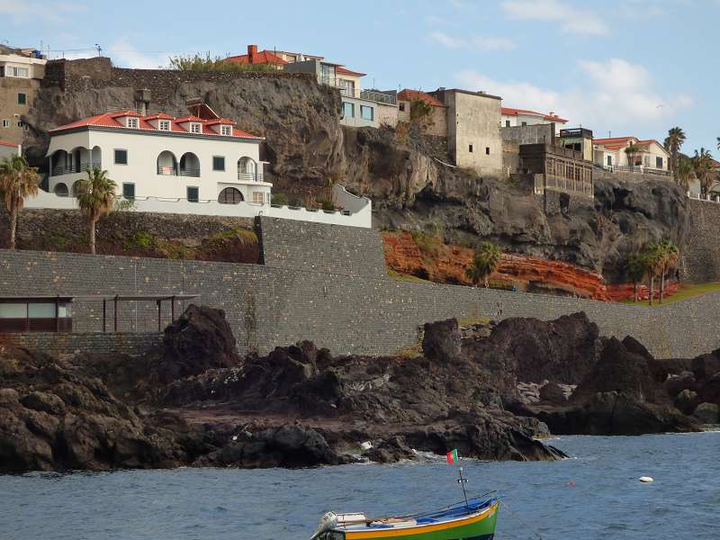 Madeira   camara de lobos Bucht der Seelöwen Churchillbucht der madeirensische Fischerort Lieblingsort von Winston Churchill