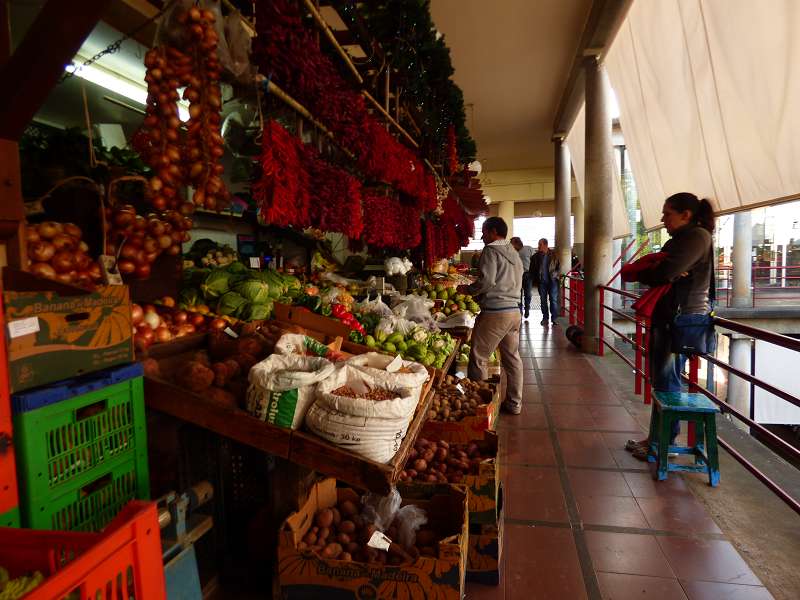 Madeira  Madeira      Funchal  Mercado der Markt die Markthallen in Funchal