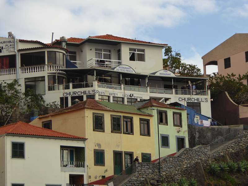 Madeira   camara de lobos Bucht der Seelöwen Churchillbucht der madeirensische Fischerort Lieblingsort von Winston Churchill