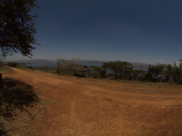 Lake Nakuru Baboon Lookout Fisheye 