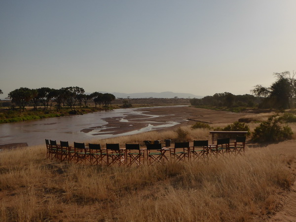 Samburu Nationalpark Larsens Camp bush dinner