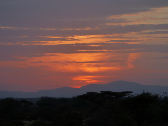 Samburu Nationalpark bush dinner sundowner place
