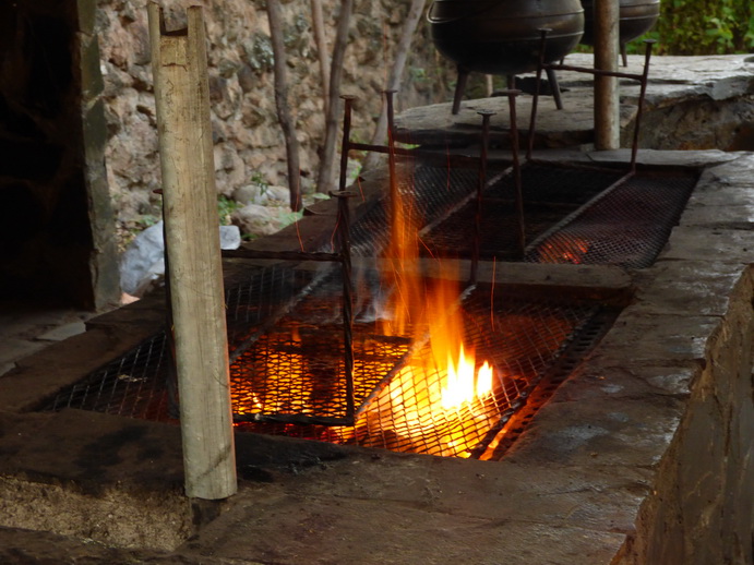  Kenia  Lake Baringo Island Camp Pooldining