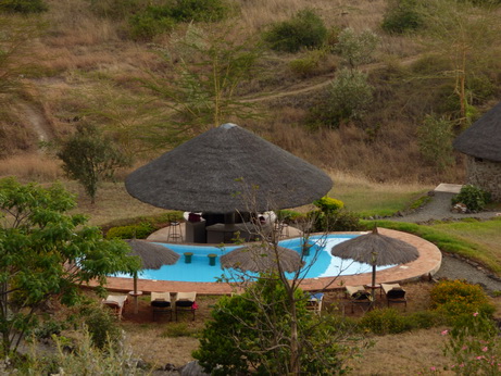 Sunbird Lodge   Lake Elementaita   Kenia   Lodgearea Pool