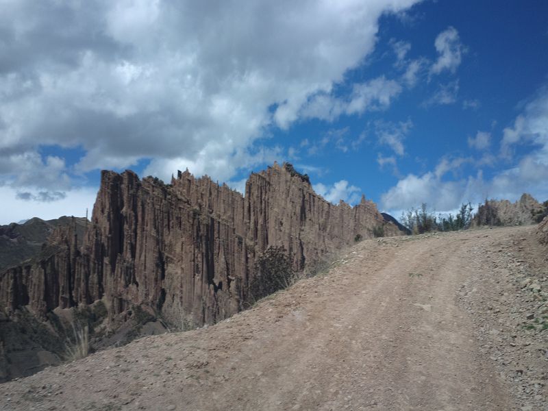 La Paz Muela del Diablo Beste Aussicht von La Paz 4x4 Abenteuer auf 4000 m