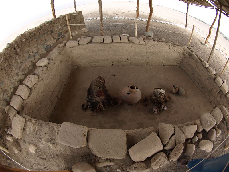 Peru Nasca Gräber von Chauchilla Mumien