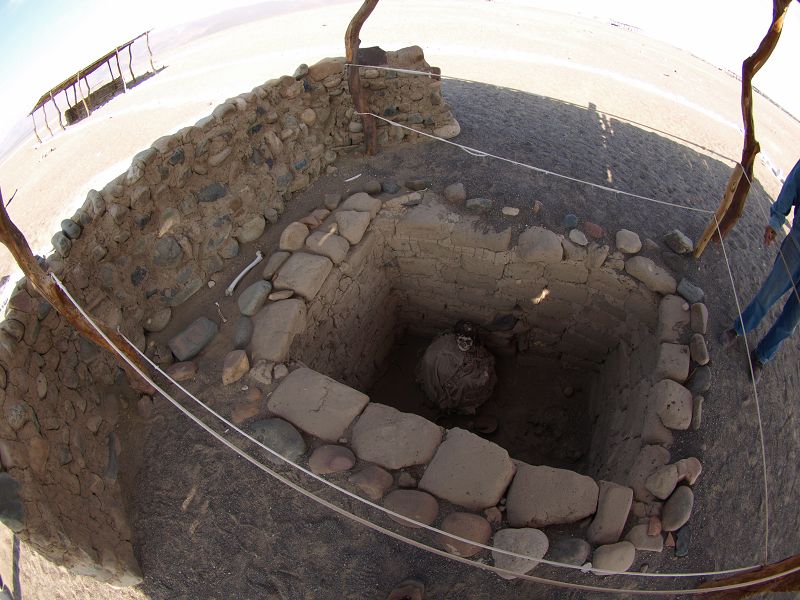 Peru Nasca Gräber von Chauchilla Mumien