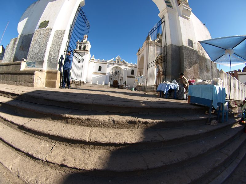 Bolivien  Copacabana  Lago Titicaca Titicacasee Basilika Virgen de la Candelaria. 