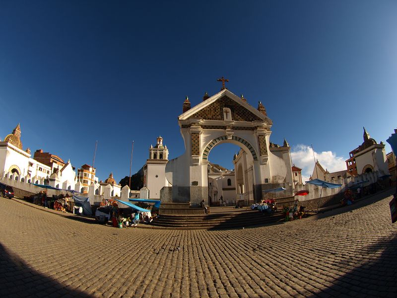 Bolivien  Copacabana  Lago Titicaca Titicacasee Basilika Virgen de la Candelaria. 