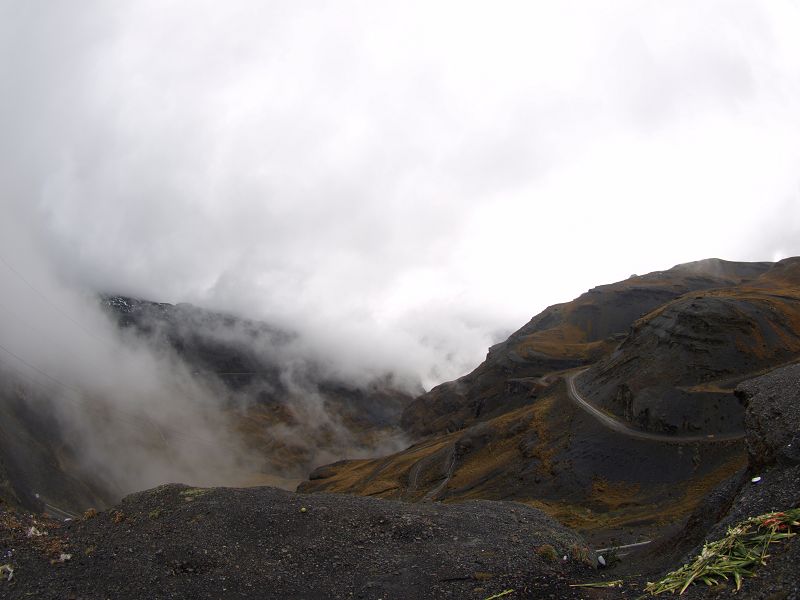 Carretera del diabolo nach Coroico