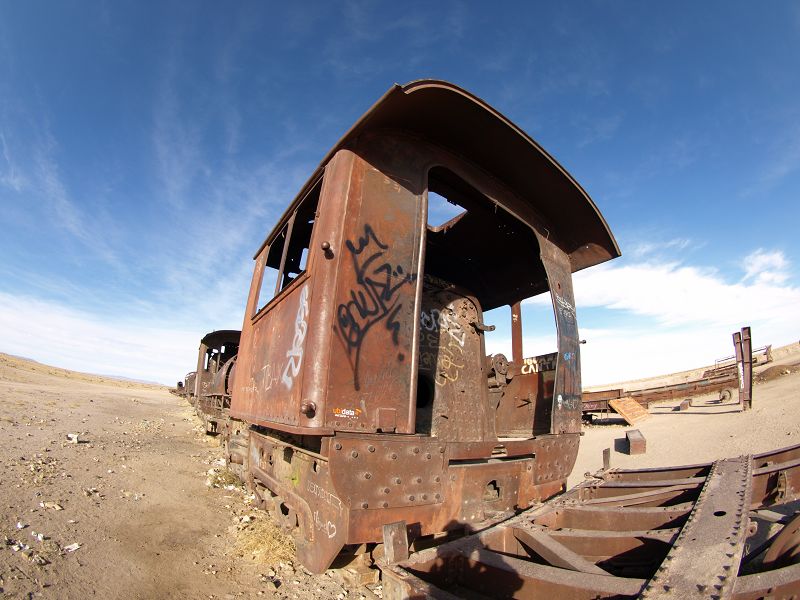 Uyuni Hotel Luna Salada Uyuni Luna Salada Eisenbahn Ferrocarril Train Cementary Oruro