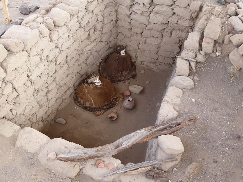 Peru Nasca Gräber von Chauchilla Mumien