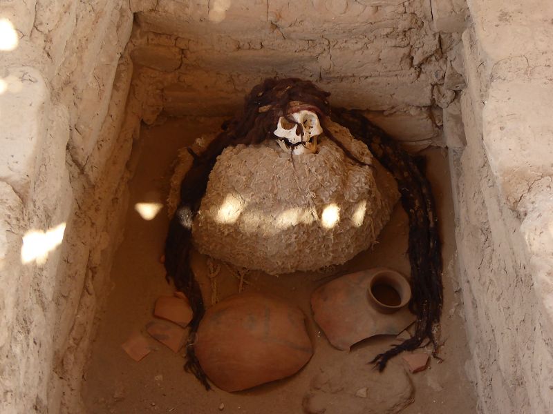 Peru Nasca Gräber von Chauchilla Mumien