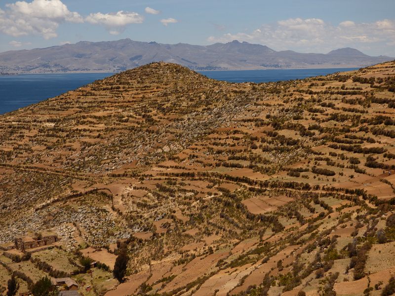 Bolivia Copacabana Lago Titikaka  Lago Titicaca Titicacasee Isla del Sol Isla de Luna