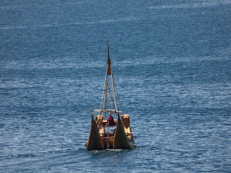 isla del sol  schilfboot tortoraboot