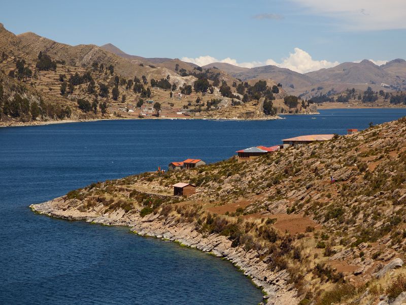 Bolivien Copacabana Lago Titikaka  Lago Titicaca Titicacasee Isla del Sol Isla de Luna