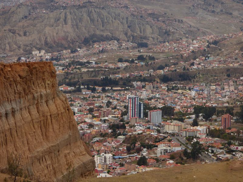 Muela del Diablo Beste Aussicht von La Paz