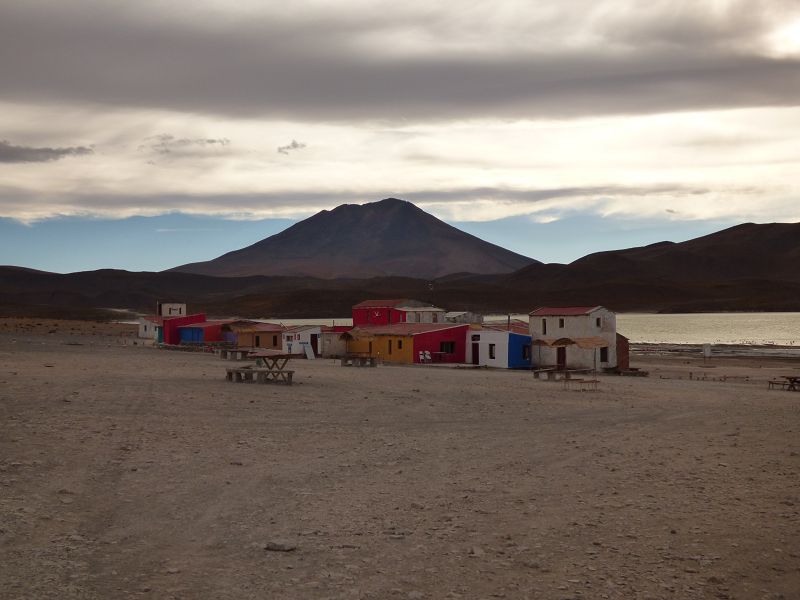 Laguna verde Bolivien Uyuni 4x4 Salzsee Saltlake  Termas de Polques Flamencos Flamingos