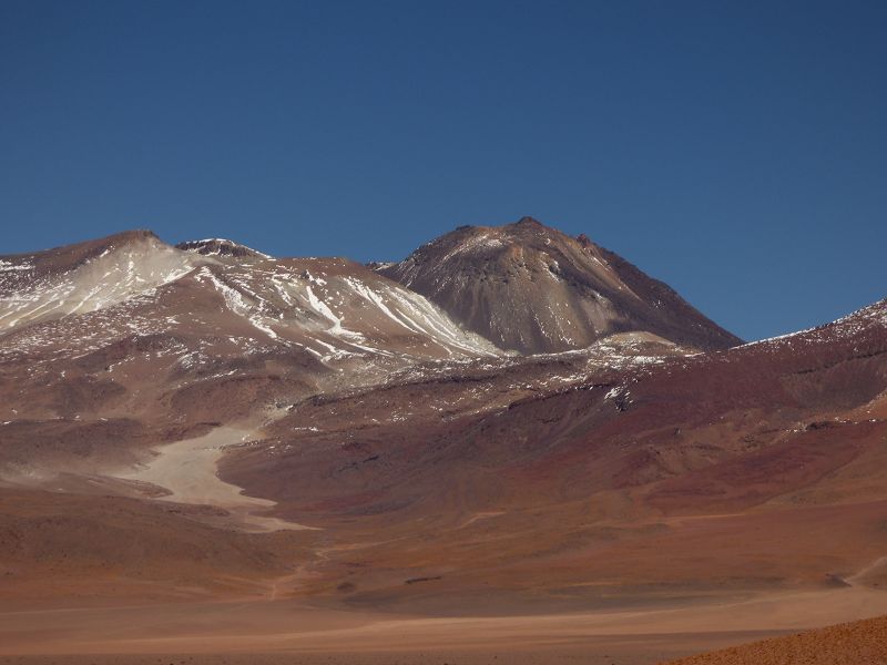 Daliwüste Farbenwüste Vulkan  Sairecabur   Licancabur Juriques Dali Desierto 