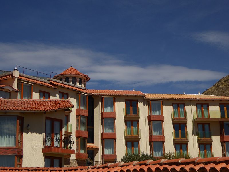 Bolivien  Copacabana  Lago Titicaca Titicacasee Hotel Rosario del Lago