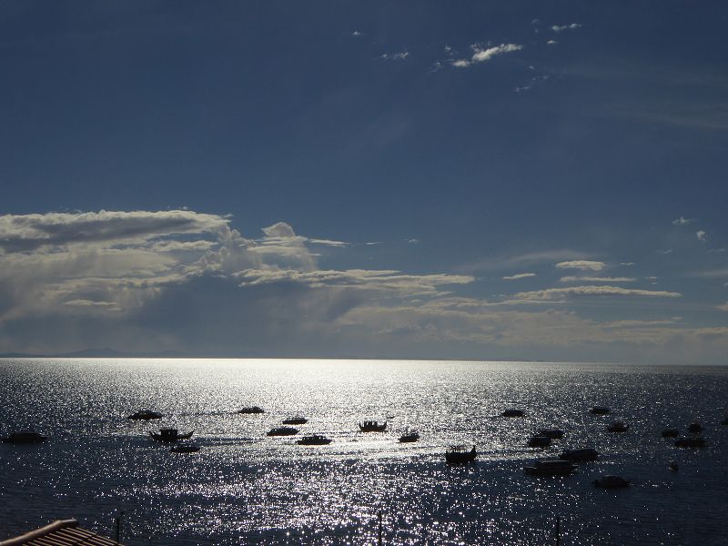 Bolivien  Copacabana  Lago Titicaca Titicacasee Hotel Rosario del Lago