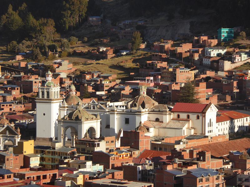 Bolivien  Copacabana  Lago Titicaca Titicacasee Basilika Virgen de la Candelaria