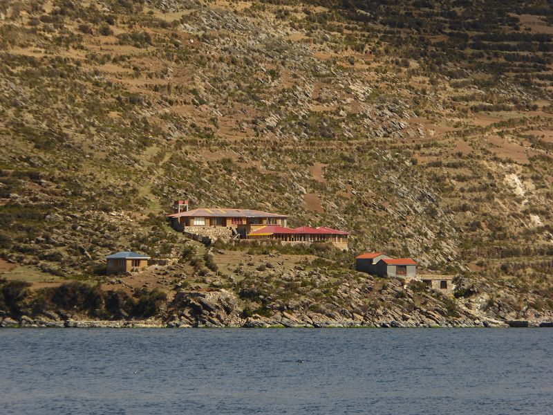 Bolivien  Copacabana  Lago Titicaca Titicacasee Schiff Barca 