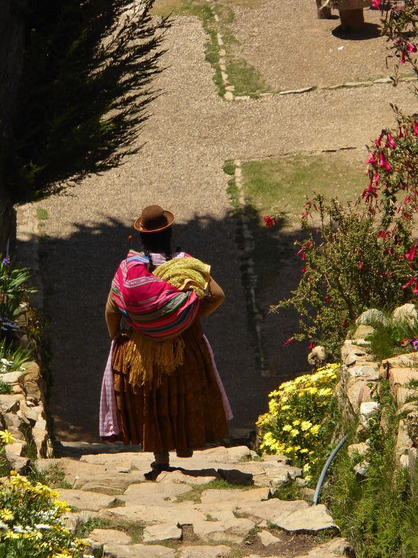 Bolivia Copacabana Lago Titikaka  Lago Titicaca Titicacasee Isla del Sol Isla de LunaBolivia Copacabana Lago Titikaka  Lago Titicaca Titicacasee Isla del Sol Isla de Luna Mujer