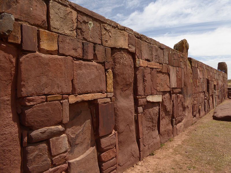 Tiahuanacao Tiwanaku Prä Inka Kultur La Paz Bolivien  Puma Punku Pukara Kultur 