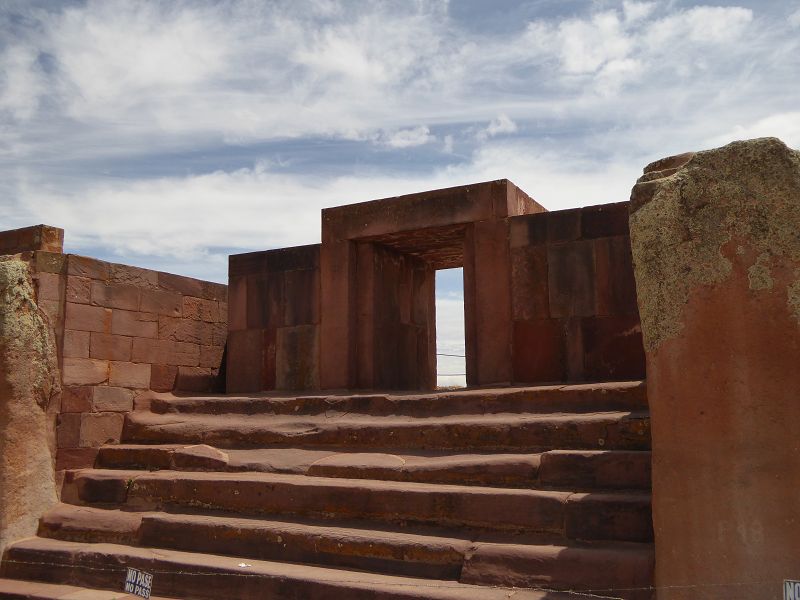 Tiahuanacao Tiwanaku Pr Inka Kultur La Paz Bolivien  Puma Punku Pukara Kultur 