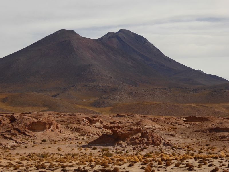 Laguna Colorada Bolivien Uyuni 4x4 Salzsee Saltlake  Laguna Pasto Grande Siloli Wüste 