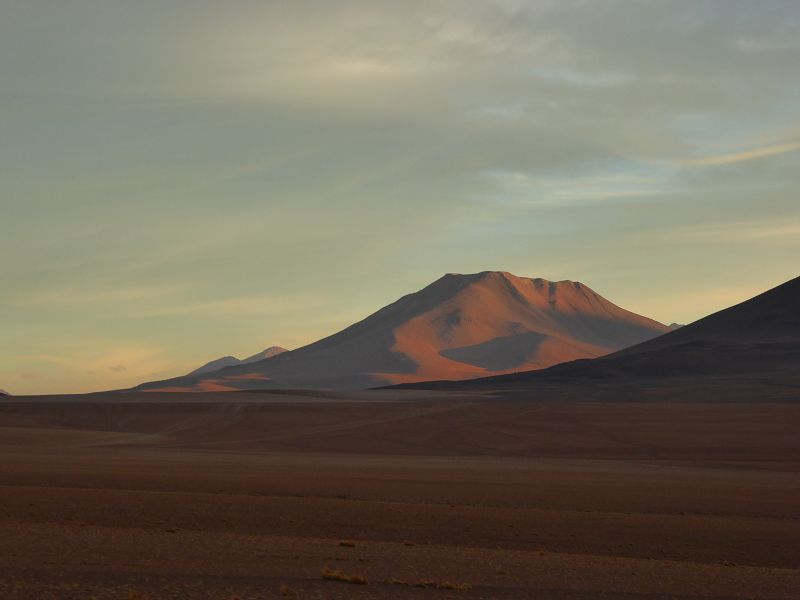 Bolivien Salar Anden Andes Salzsee Saltlake  Hotel Tayka del Desierto auf 4600 m 