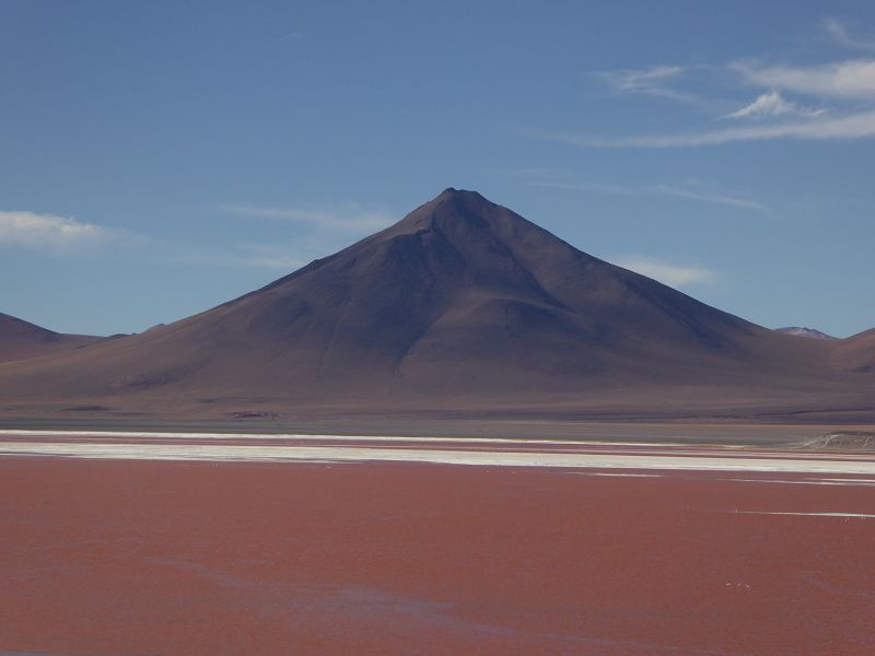 Laguna Pasto Grande Bolivien Uyuni 4x4 Salzsee Saltlake Pasto Grande Flamencos Flamingos