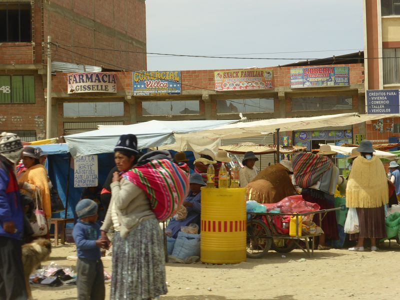 Vorstadt auf der Höhe von La Paz EL Alto La PaZ auf 3190 bis 4200 m