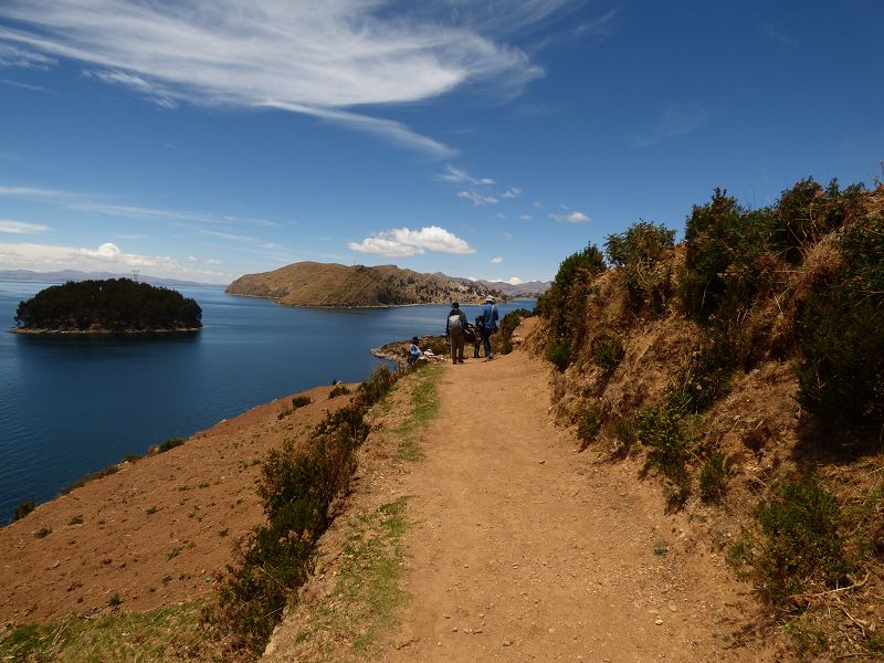 Bolivia Copacabana Lago Titikaka  Lago Titicaca Titicacasee Isla del Sol Isla de Luna