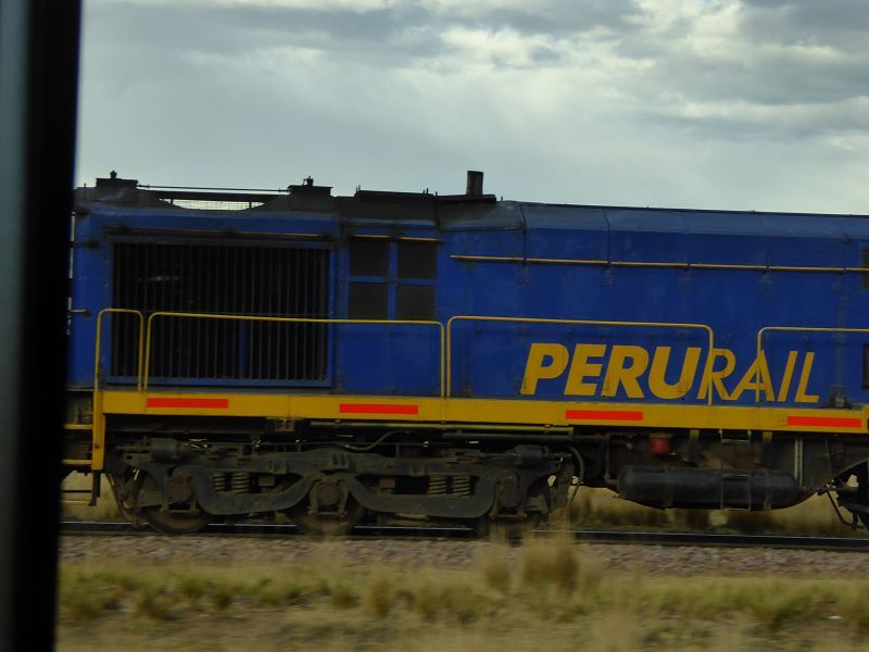 Peru Puno Lago Titicaca Titicacasee  Altiplano Perurail Eisenbahn