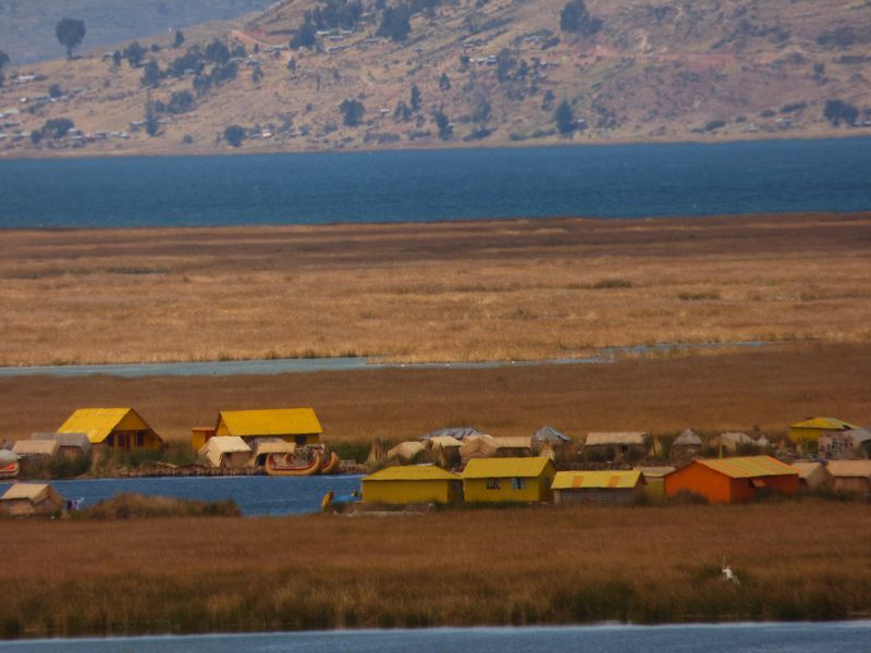Lago Titicaca Titicacasee Schilfinseln Uros 
