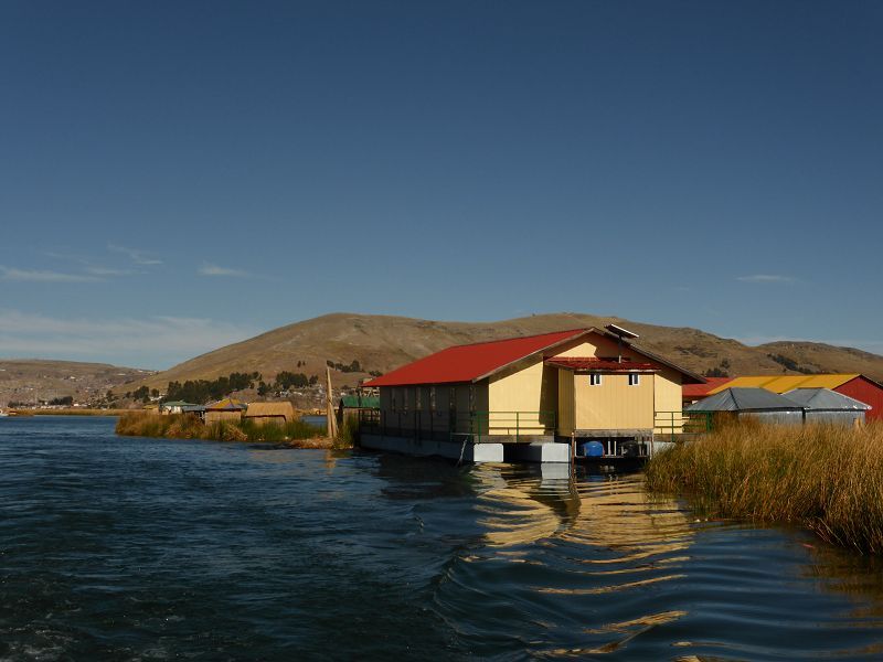 Schilfboot Uros IndianerSchilfboot Uros Indianer