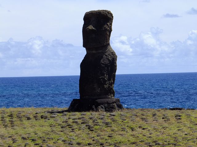 Moai Skulptur Figur Garten Antik-Stil 63cm Rapa Nui Polynesien Osterinsel Chile 