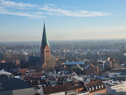  St.petri  Restaurierte evangelische Kirche von 1170 mit Café und Aussichtsturm 