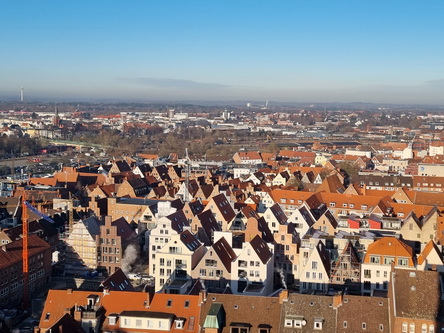  St.petri  Restaurierte evangelische Kirche von 1170 mit Café und Aussichtsturm 