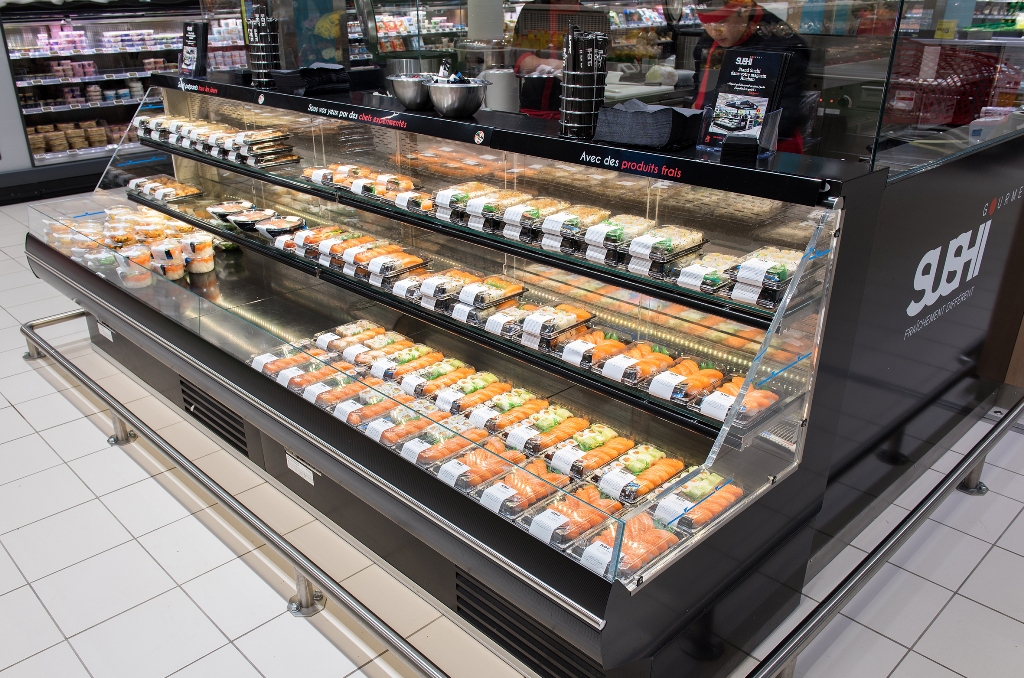 SUSHI SB Kühlregal von EPTA EPTA & Kellydeli, Full-Service Sushi bar