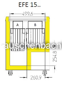 Liebherr EFI 2153 Eiscreme-Gefriertruhe mit Glasschiebedeckel