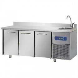 spülkühltsich  MRGF150/F MRGF200/F Kühltisch mit Waschbecken
