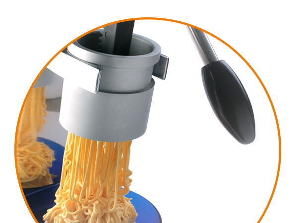 Spaghetti Eis Presse elektrische Spaghettieispresse mit Kompressor für Eiscafe 