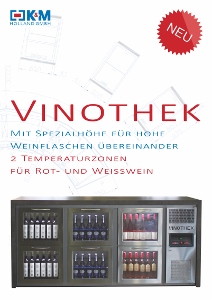 VINOTHEK für 2 hohe Weinflaschen übereinander