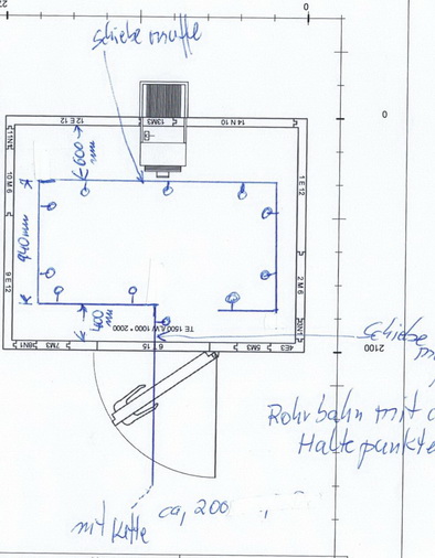 Viessmann Wildzelle mit Rohrbahnzeichnung  