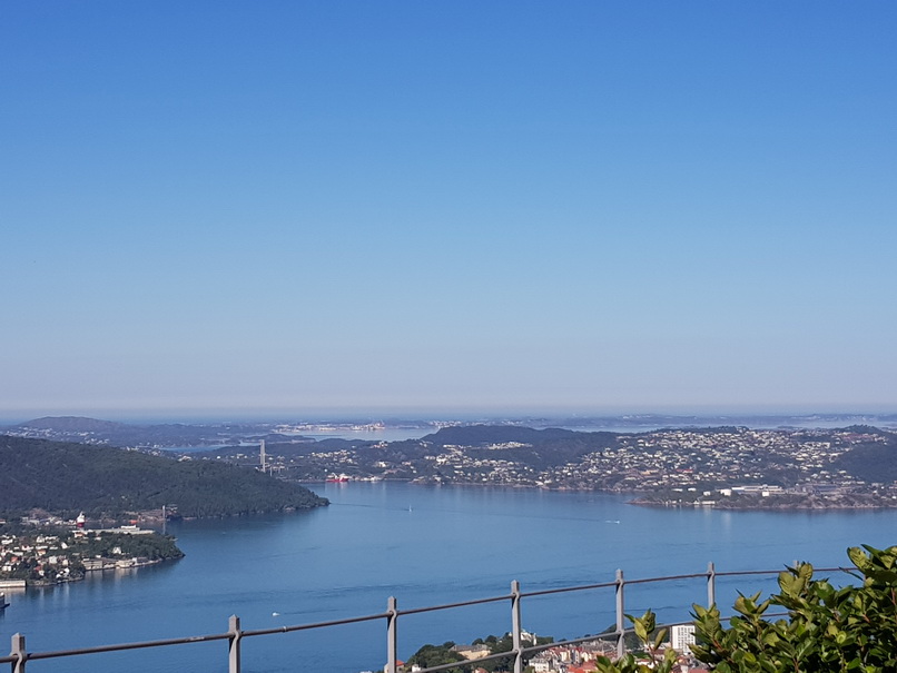 Bergziegen  Bergen Bergen Hausberg Fløyen Talstation Fløi-BahnBergen Ziege auf Tisch    